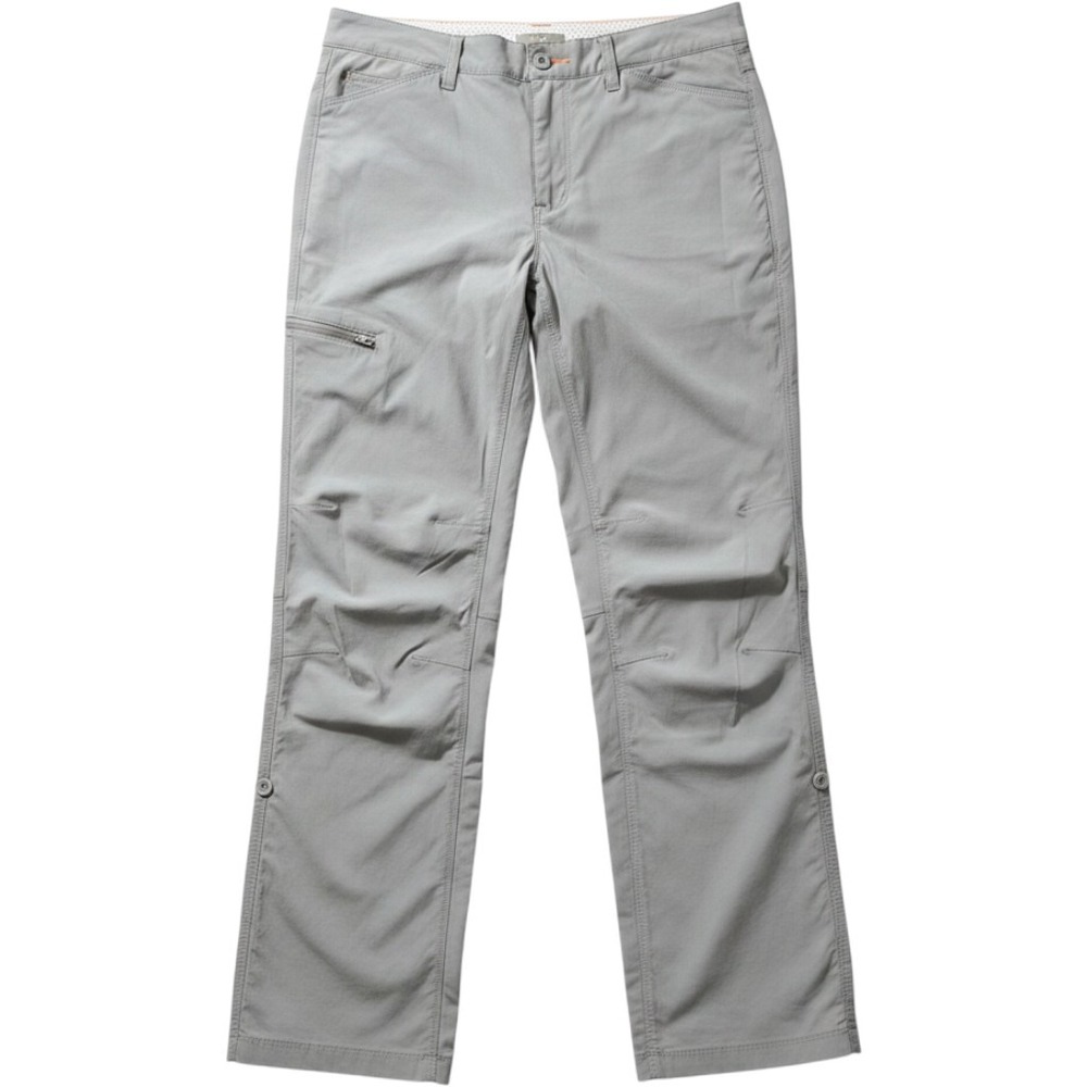 Orvis Hiking Pants Womens 10 Gray Good Roll Tab Convertible Outdoor Trail Hiking